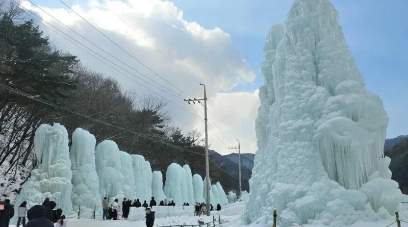 chilgapsan ice fountain festival 2025