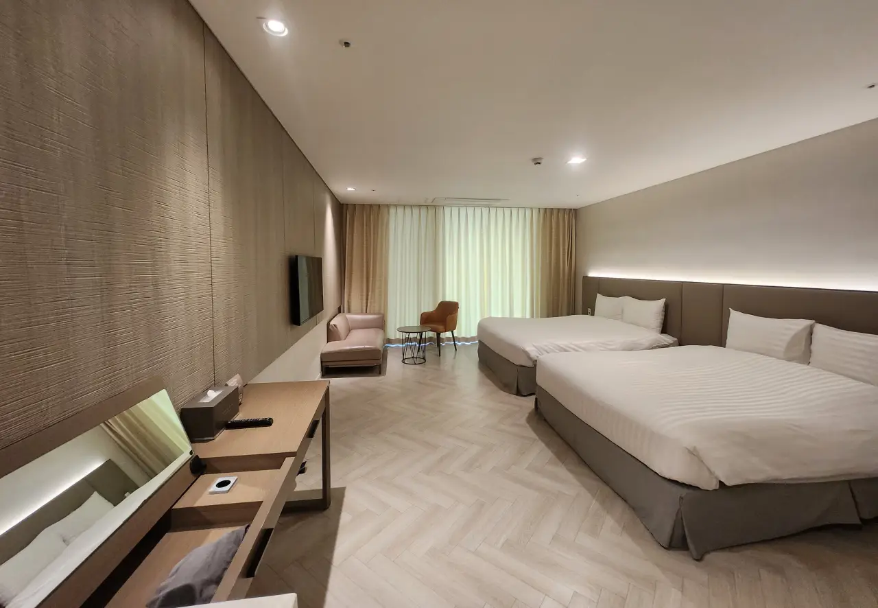 쏠비치 진도 숙소 트윈룸 객실 전경