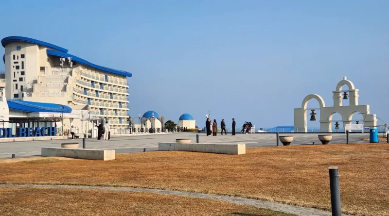 쏠비치 삼척 산토리니 광장 전경