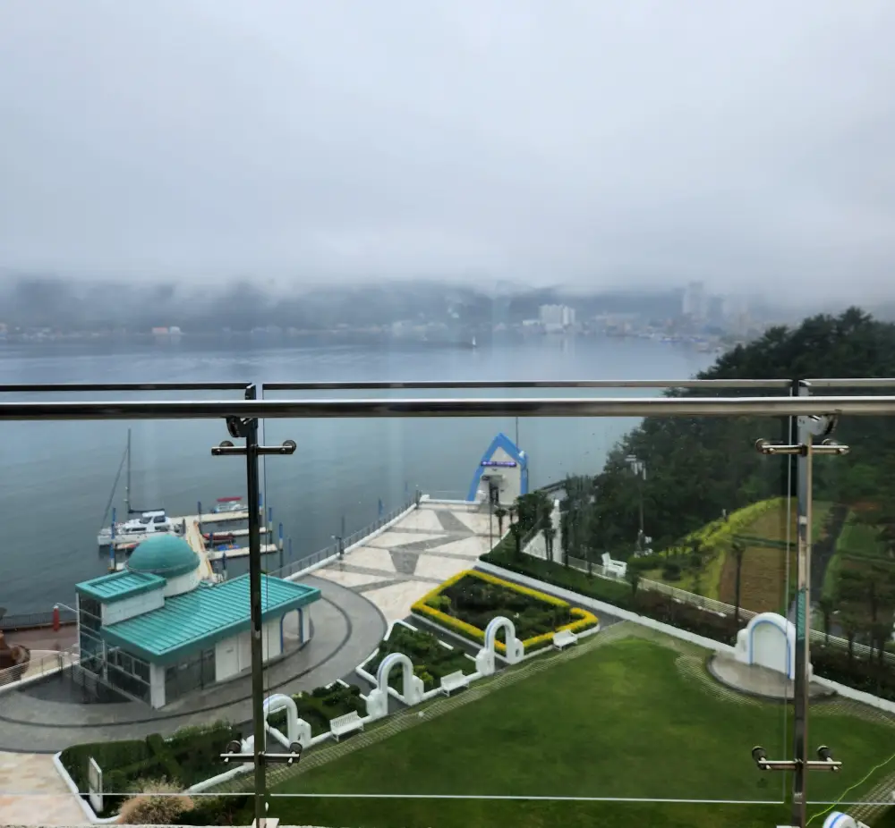 거제도 가족 여행 소노캄 거제 객실에서 바라본 오션뷰 전경