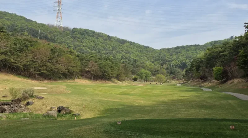 구미CC 페어웨이 전경 코스 모습