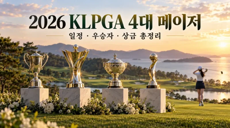 2026 KLPGA 4대 메이저대회