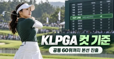 KLPGA 컷 기준
