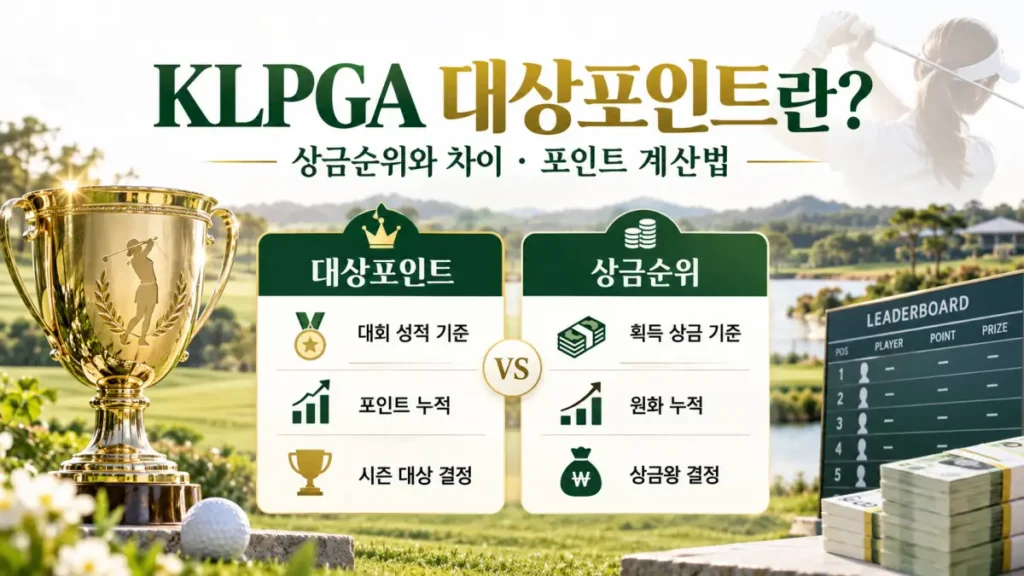 KLPGA 대상포인트란?