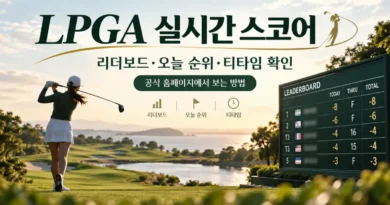 LPGA 실시간 스코어·리더보드